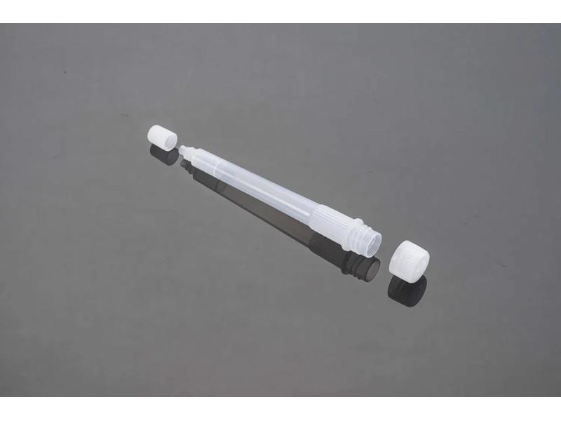 Dubbeländ rör för snabb antigentestning